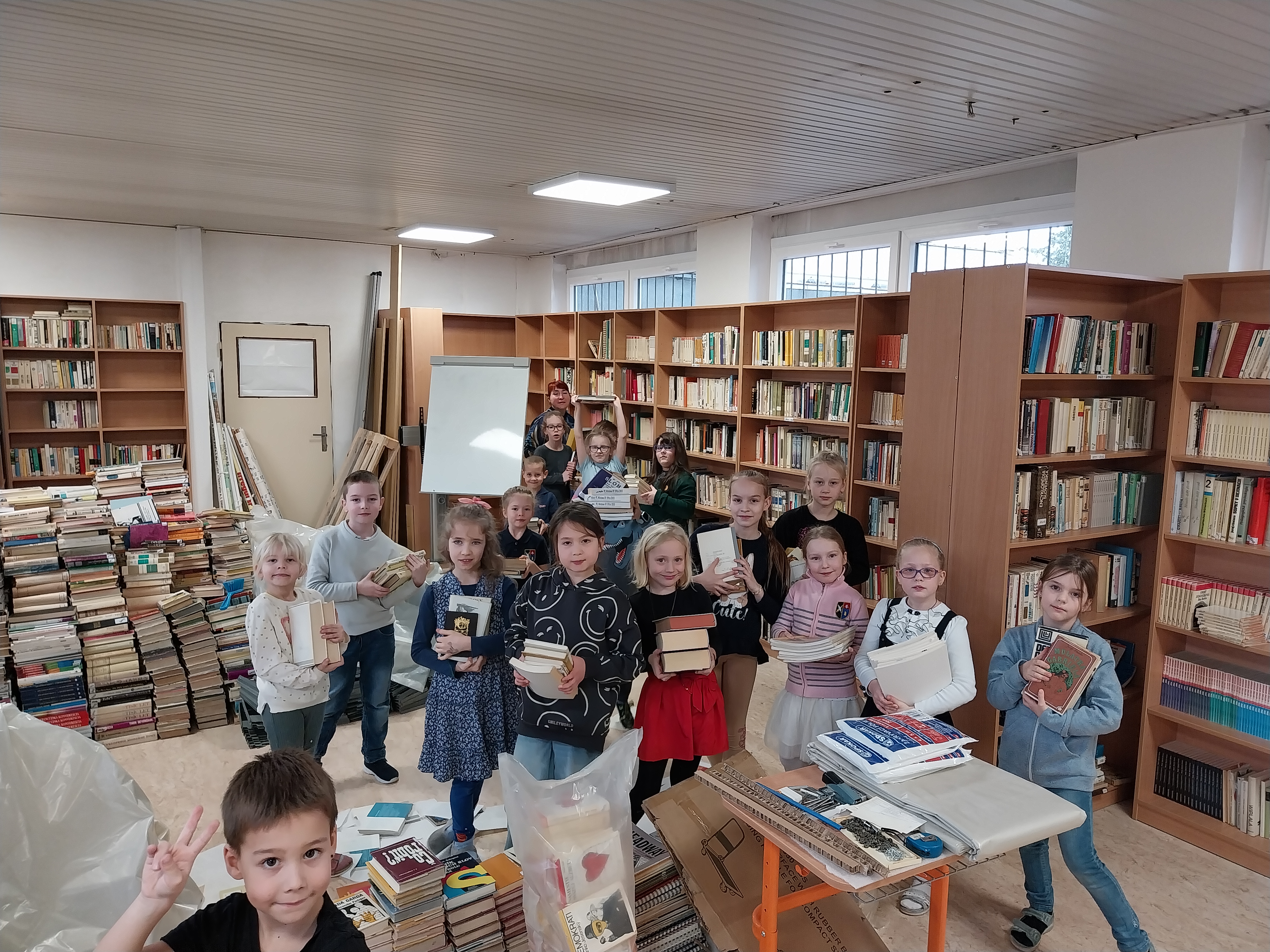 Takto upratujeme v našej UNESCO knižnici